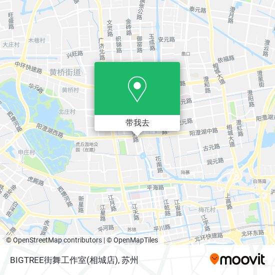 BIGTREE街舞工作室(相城店)地图