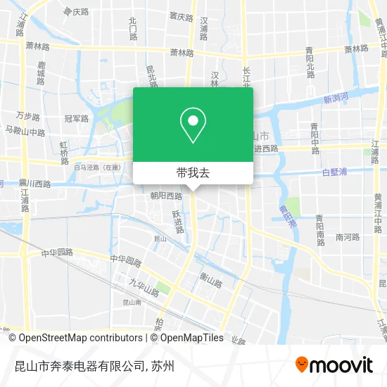 昆山市奔泰电器有限公司地图