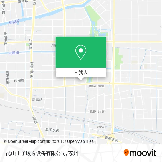 昆山上予暖通设备有限公司地图