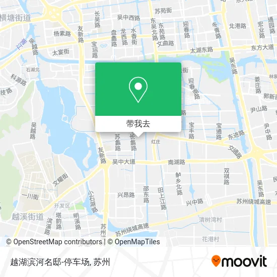 越湖滨河名邸-停车场地图