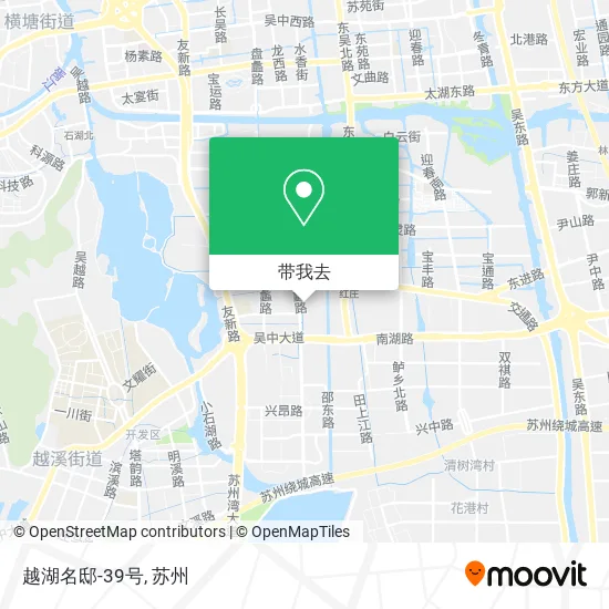 越湖名邸-39号地图