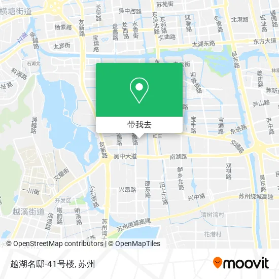 越湖名邸-41号楼地图