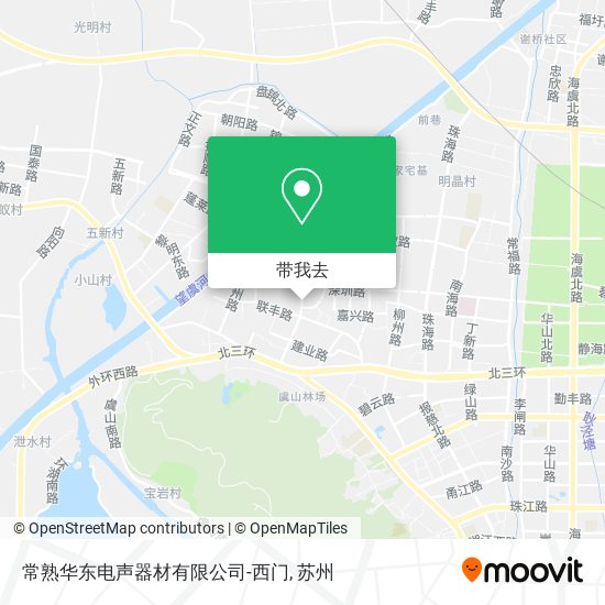 常熟华东电声器材有限公司-西门地图