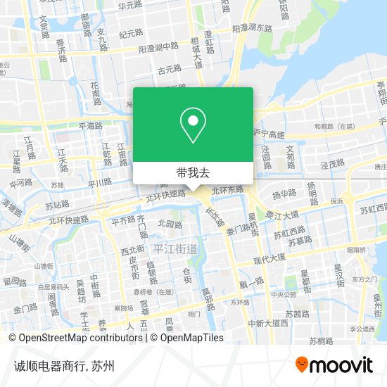 诚顺电器商行地图