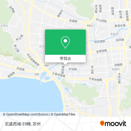 尼盛西城-23幢地图