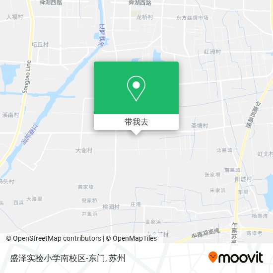盛泽实验小学南校区-东门地图