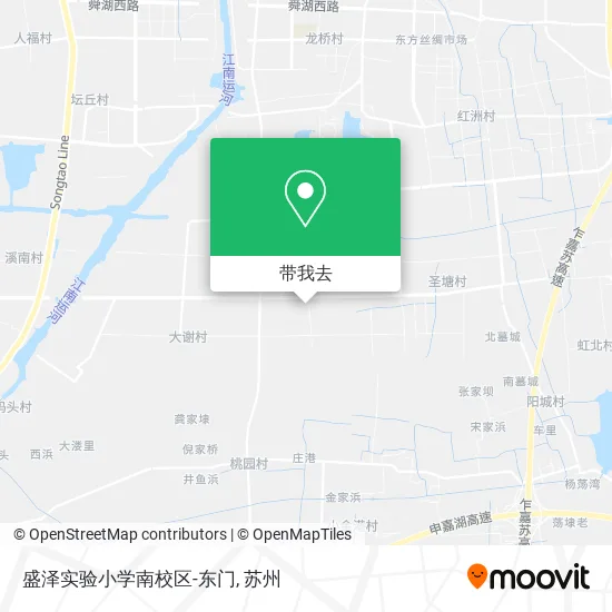 盛泽实验小学南校区-东门地图