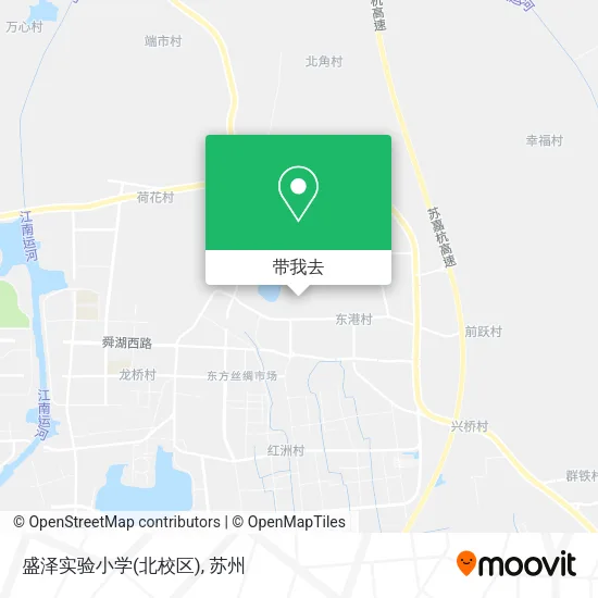 盛泽实验小学(北校区)地图