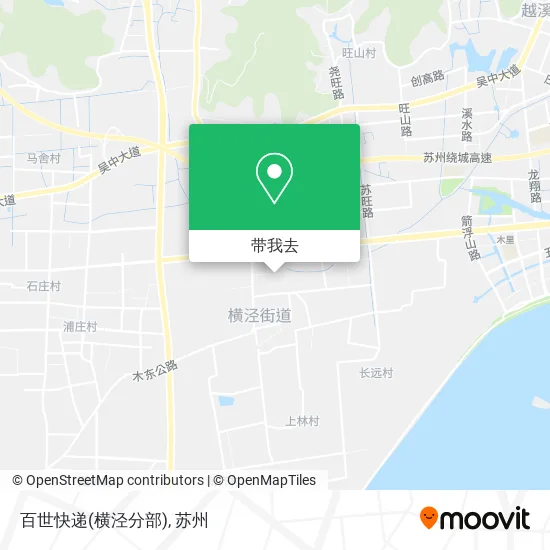 百世快递(横泾分部)地图