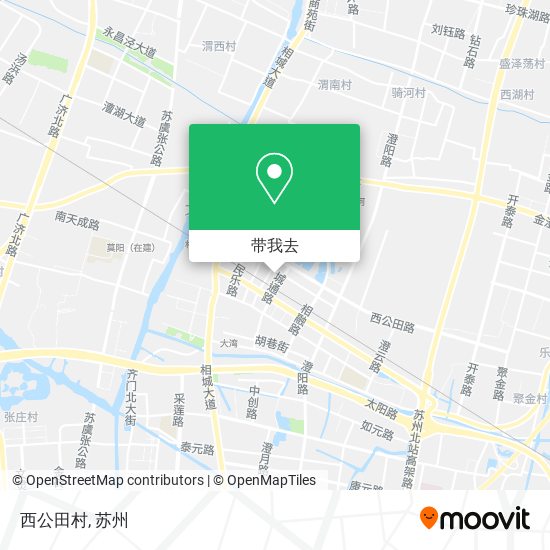西公田村地图