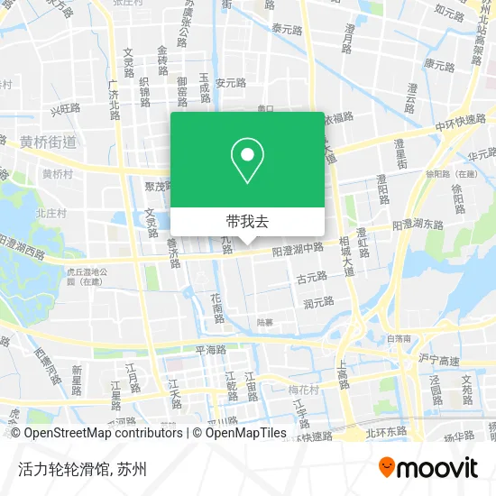 活力轮轮滑馆地图