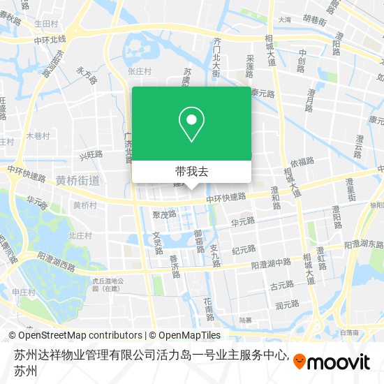 苏州达祥物业管理有限公司活力岛一号业主服务中心地图