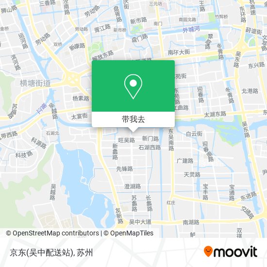 京东(吴中配送站)地图