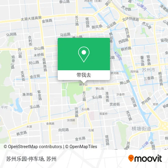 苏州乐园-停车场地图
