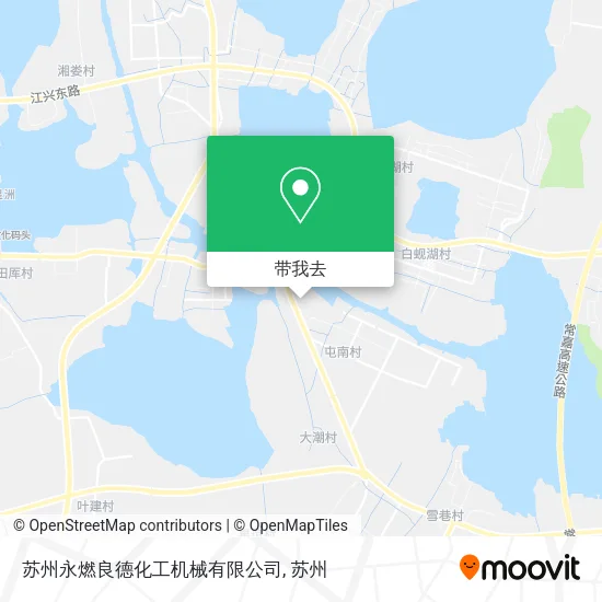 苏州永燃良德化工机械有限公司地图