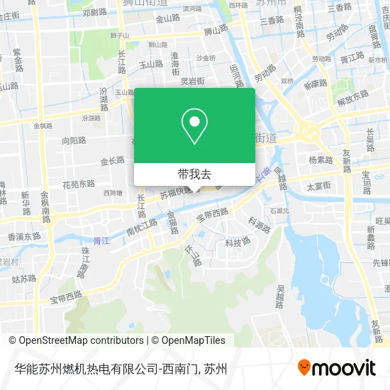 华能苏州燃机热电有限公司-西南门地图
