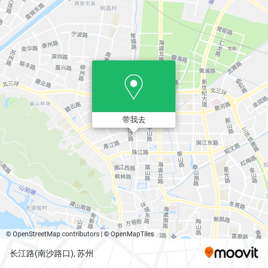 长江路(南沙路口)地图