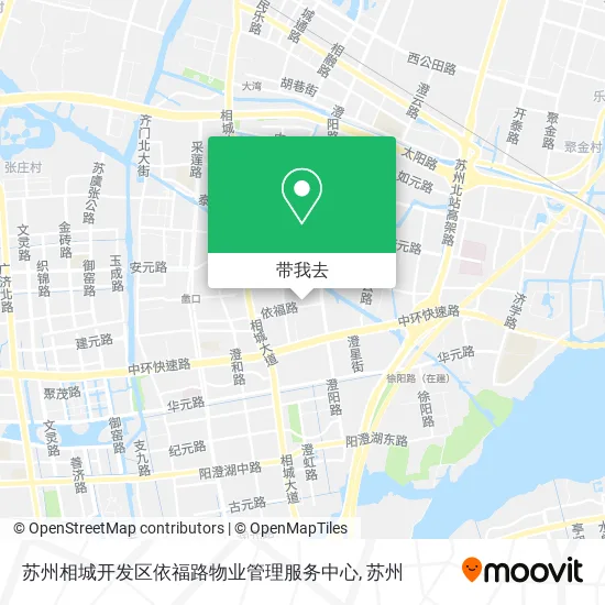 苏州相城开发区依福路物业管理服务中心地图