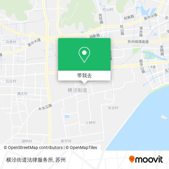 横泾街道法律服务所地图