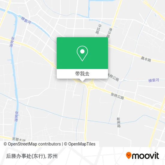 后塍办事处(东行)地图