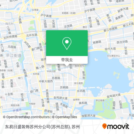 东易日盛装饰苏州分公司(苏州总部)地图