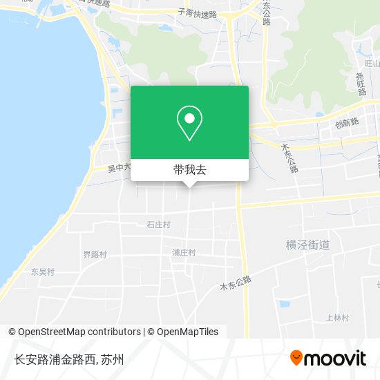 长安路浦金路西地图