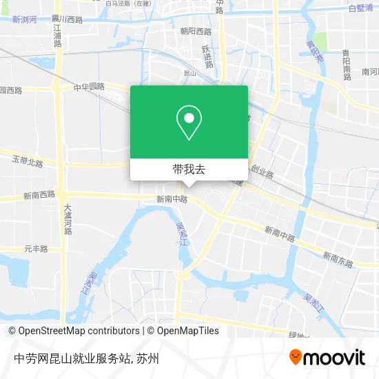 中劳网昆山就业服务站地图