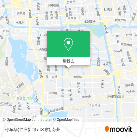 停车场(红庄新邨五区东)地图