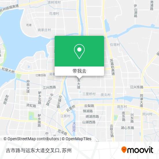 吉市路与运东大道交叉口地图