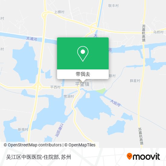 吴江区中医医院-住院部地图