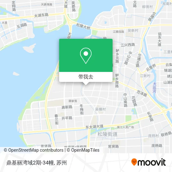 鼎基丽湾域2期-34幢地图
