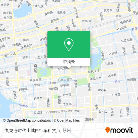 九龙仓时代上城自行车租赁点地图