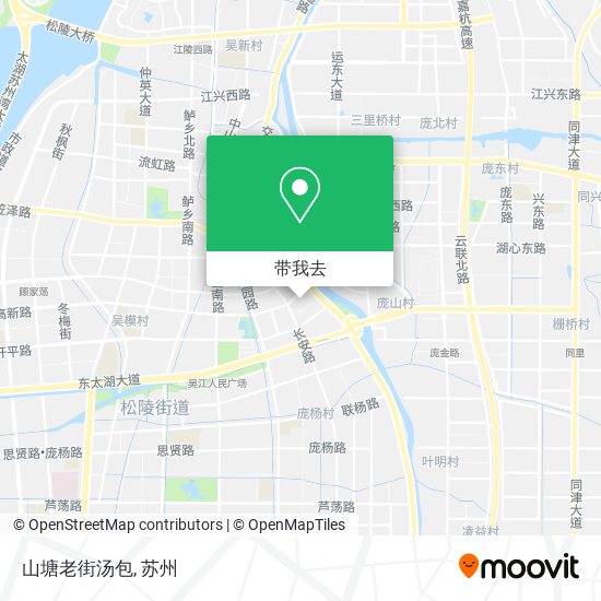 山塘老街汤包地图