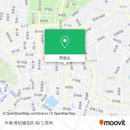 中南·世纪城北区-东门地图