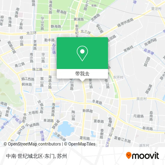 中南·世纪城北区-东门地图