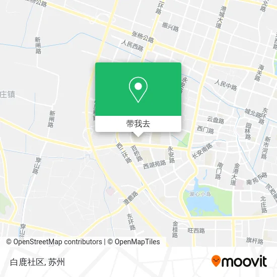 白鹿社区地图