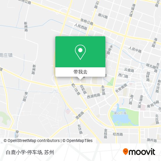 白鹿小学-停车场地图
