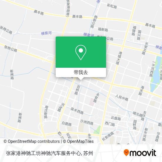 张家港神驰工坊神驰汽车服务中心地图