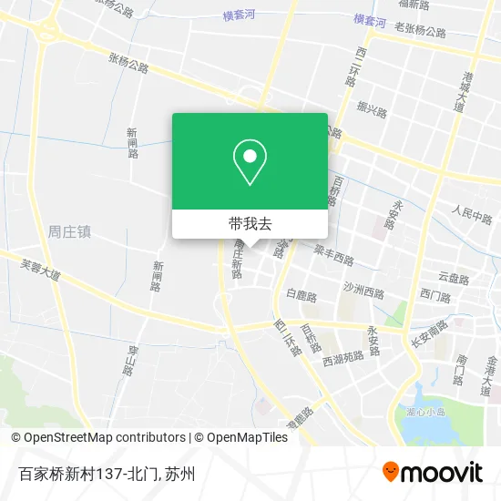 百家桥新村137-北门地图