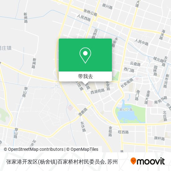 张家港开发区(杨舍镇)百家桥村村民委员会地图