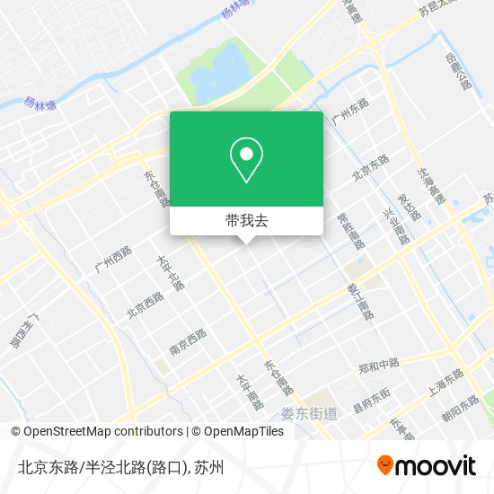 北京东路/半泾北路(路口)地图