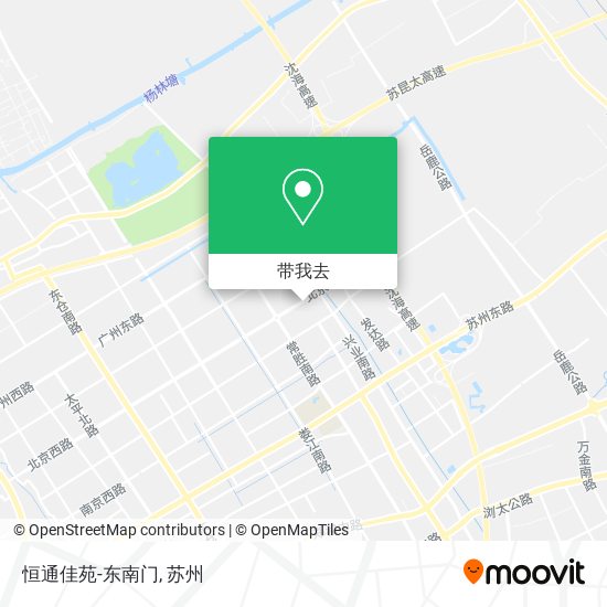 恒通佳苑-东南门地图