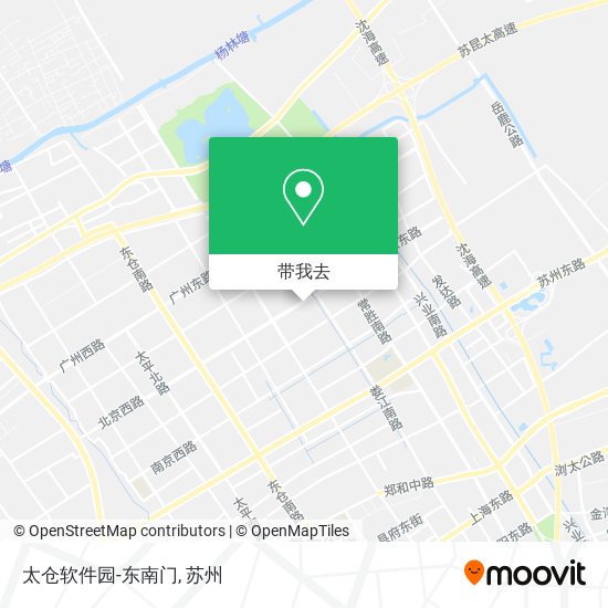 太仓软件园-东南门地图