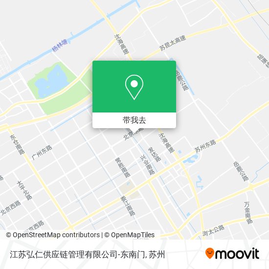 江苏弘仁供应链管理有限公司-东南门地图