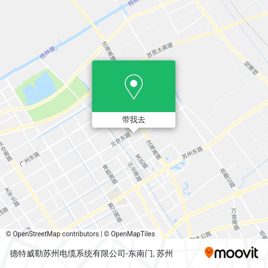 德特威勒苏州电缆系统有限公司-东南门地图