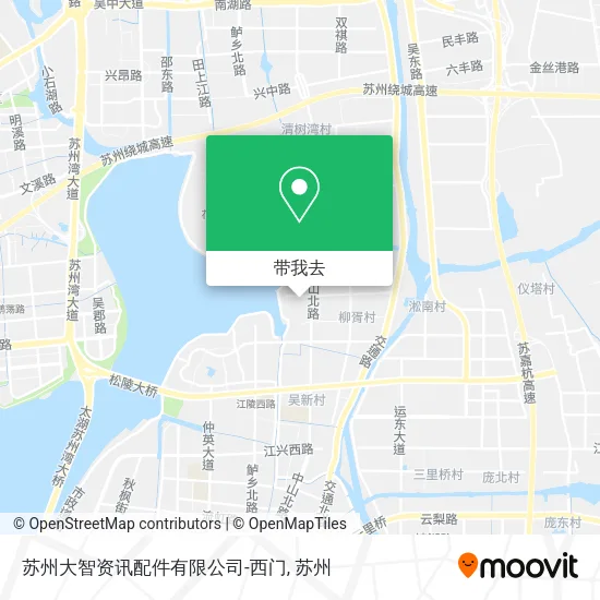 苏州大智资讯配件有限公司-西门地图