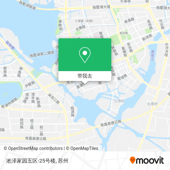 淞泽家园五区-25号楼地图