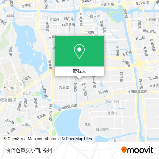 食佰色重庆小面地图