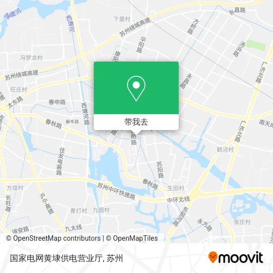 国家电网黄埭供电营业厅地图