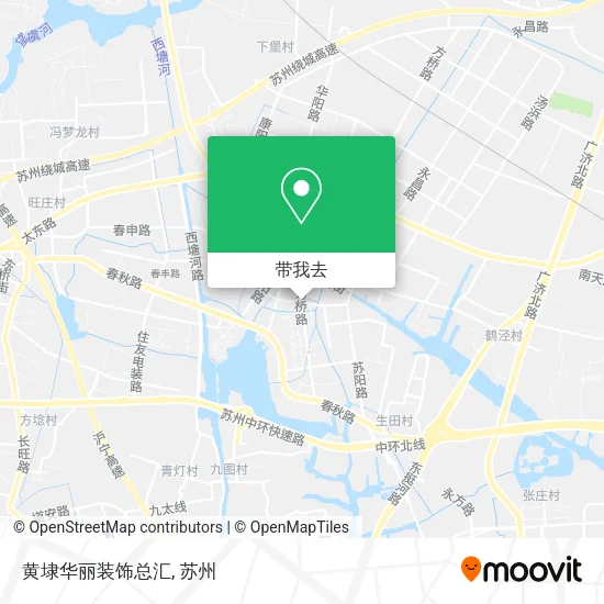 黄埭华丽装饰总汇地图